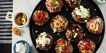 five way mini meatloaves